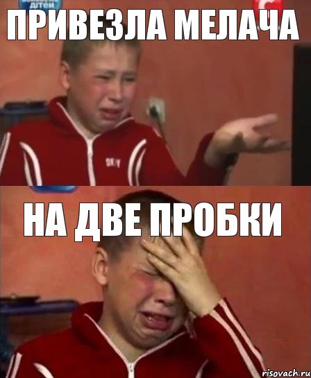 ПРИВЕЗЛА МЕЛАЧА НА ДВЕ ПРОБКИ