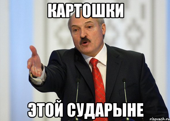 Картошки этой сударыне, Мем лукашенко