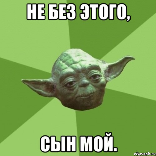 Не без этого, Сын Мой., Мем Мастер Йода