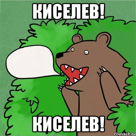 КИСЕЛЕВ! КИСЕЛЕВ!, Мем Медведь