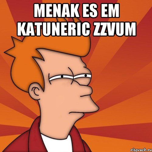 Menak es em katuneric zzvum , Мем Мне кажется или (Фрай Футурама)