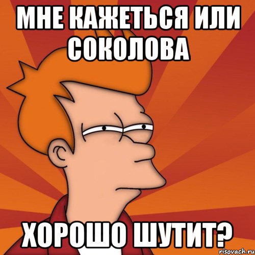 Мне кажеться или Соколова хорошо шутит?, Мем Мне кажется или (Фрай Футурама)
