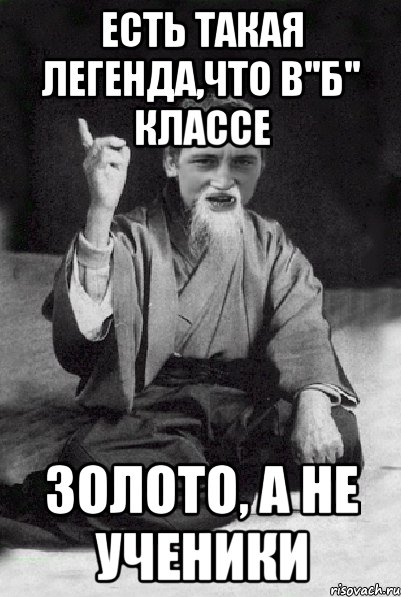 Есть такая легенда,что в''Б'' классе ЗОЛОТО, А НЕ УЧЕНИКИ, Мем Мудрий паца