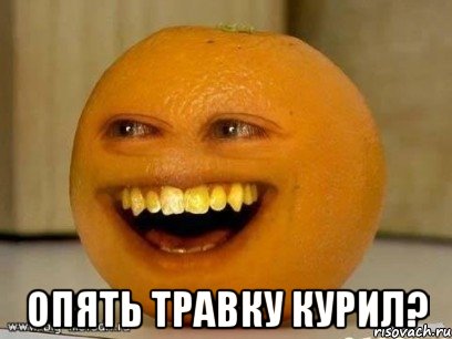  Опять травку курил?, Мем Надоедливый апельсин