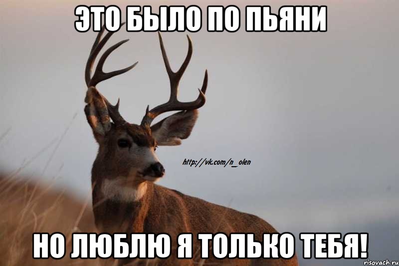 это было по пьяни но люблю я только тебя!