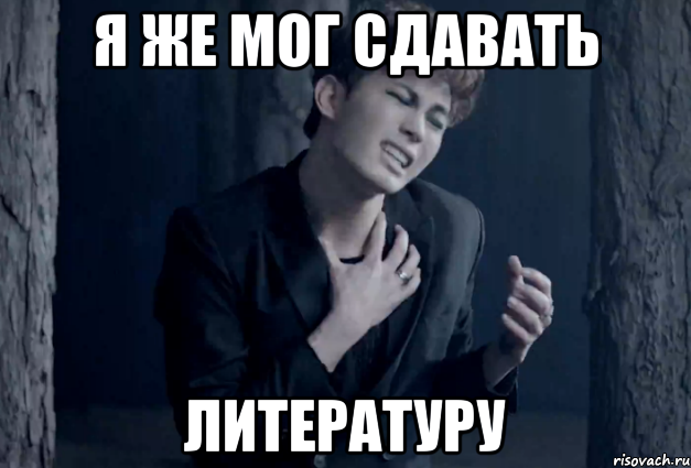 я же мог сдавать литературу