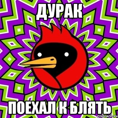 ДУРАК ПОЕХАЛ К БЛЯТЬ, Мем Омская птица