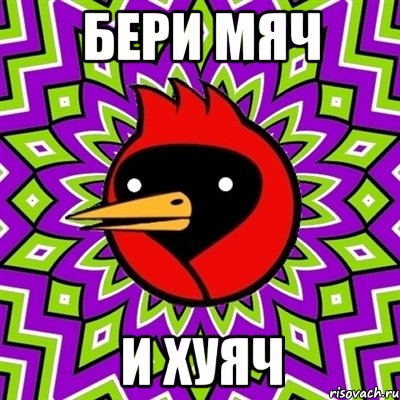 Бери мяч И хуяч, Мем Омская птица