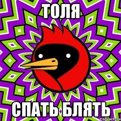толя спать блять, Мем Омская птица