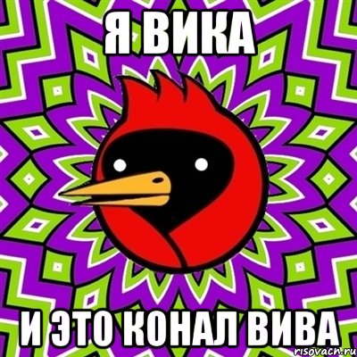 я вика и это конал вива, Мем Омская птица