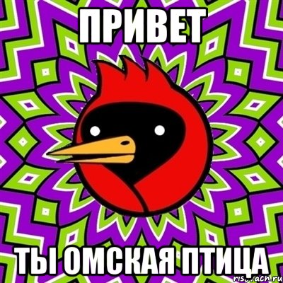 привет ты омская птица, Мем Омская птица