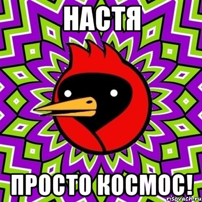 Настя Просто космос!, Мем Омская птица