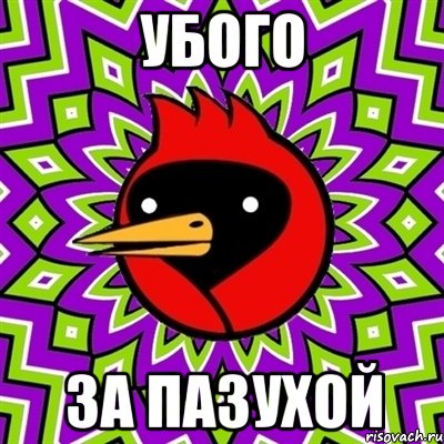 Убого За пазухой, Мем Омская птица