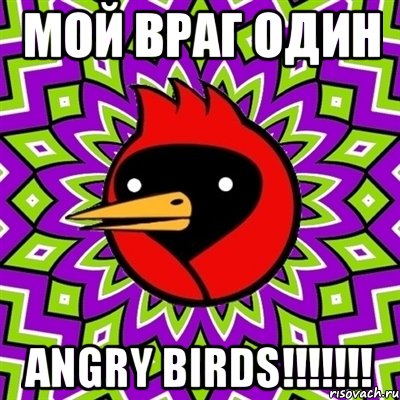 мой враг один Angry birds!!!!!!!, Мем Омская птица