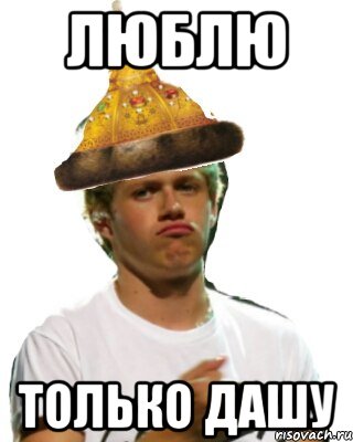 ЛЮБЛЮ ТОЛЬКО ДАШУ, Мем ONE DIRECTION