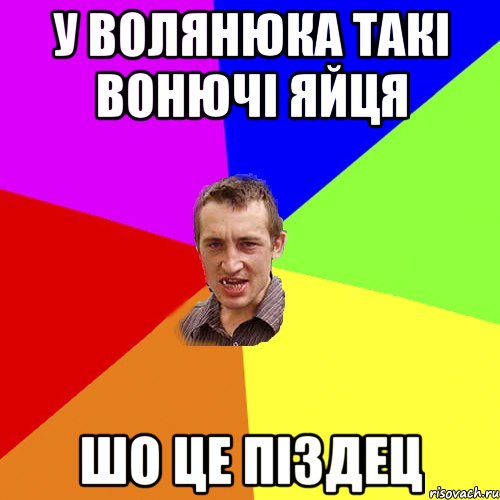 У волянюка такі вонючі яйця Шо це піздец, Мем Чоткий паца