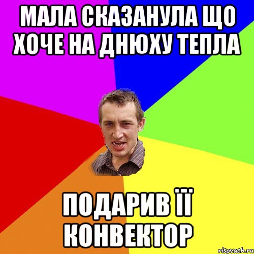 Мала сказанула що хоче на днюху тепла подарив її конвектор, Мем Чоткий паца