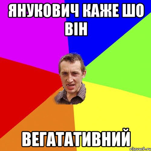 ЯНУКОВИЧ КАЖЕ ШО ВІН ВЕГАТАТИВНИЙ, Мем Чоткий паца