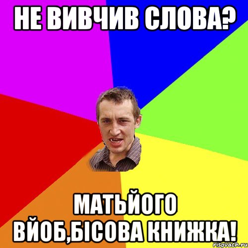 Не вивчив слова? Матьйого вйоб,бісова книжка!, Мем Чоткий паца