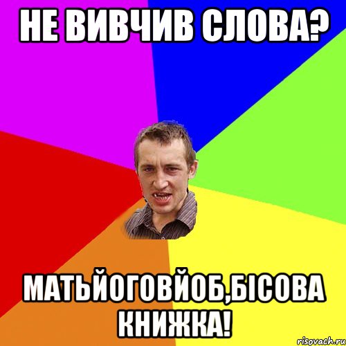 Не вивчив слова? Матьйоговйоб,бісова книжка!, Мем Чоткий паца