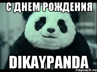 С Днем Рождения DikayPanda, Мем Не отказывай панде