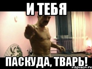 И ТЕБЯ ПАСКУДА, ТВАРЬ!, Мем Паскуда тварь