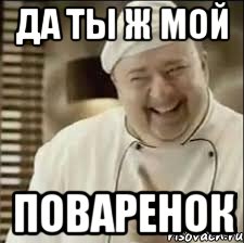 Да ты ж мой поваренок