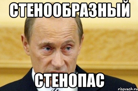 Стенообразный стенопас, Мем путин