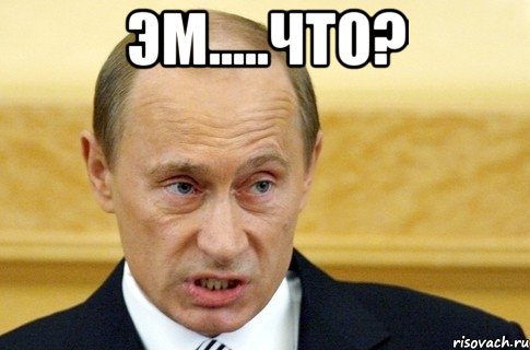 Эм.....что? , Мем путин