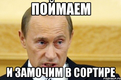 Поймаем И замочим в сортире, Мем путин