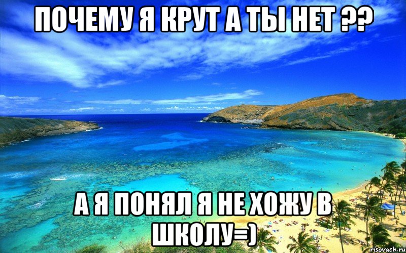 почему я крут а ты нет ?? а я понял я не хожу в школу=), Мем пвпап