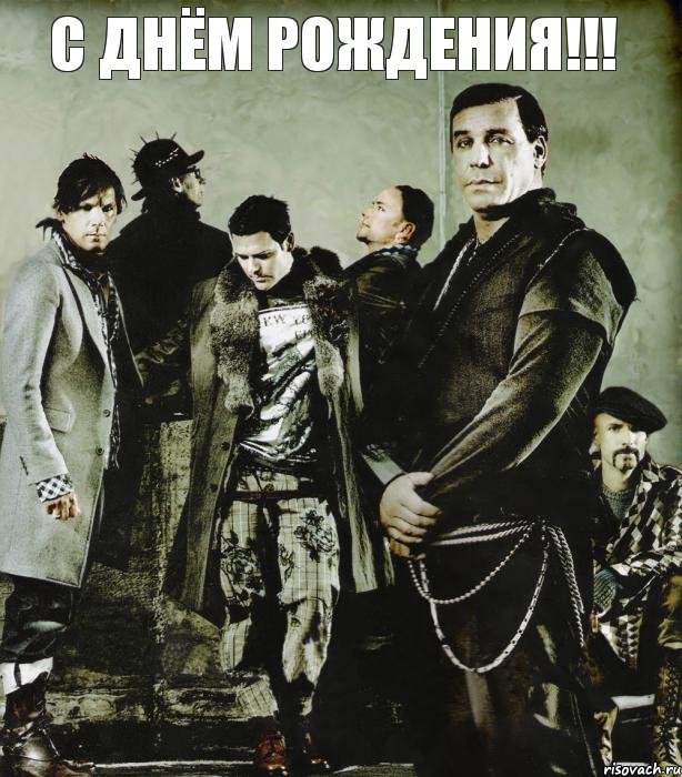 С Днём Рождения!!! , Комикс Rammstein