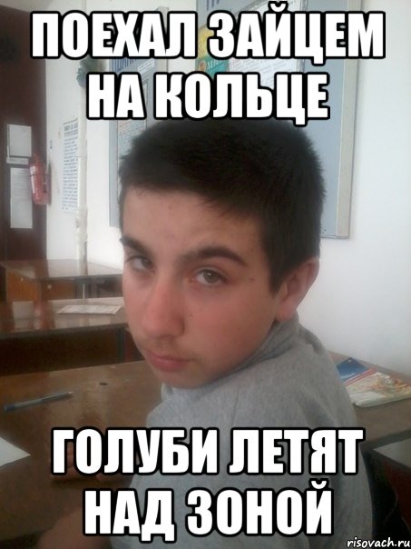 Поехал зайцем на кольце Голуби летят над зоной