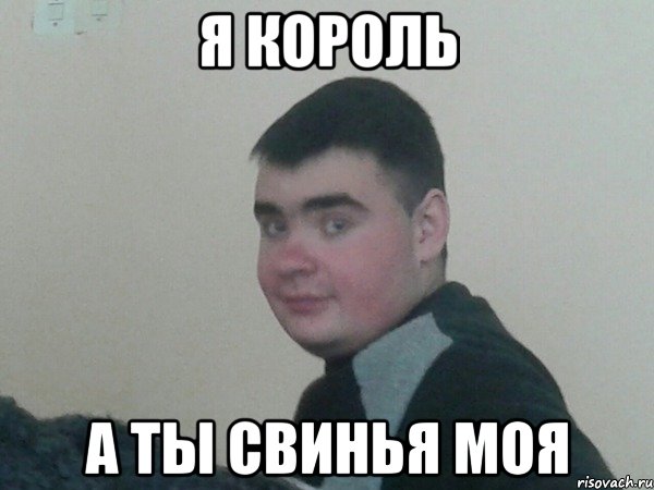 Я король А ты свинья моя