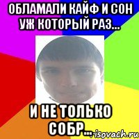 Обламали кайф и сон уж который раз... И не только СОБР...