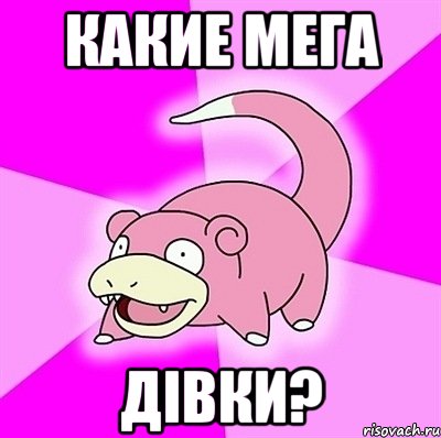 Какие мега дівки?, Мем слоупок
