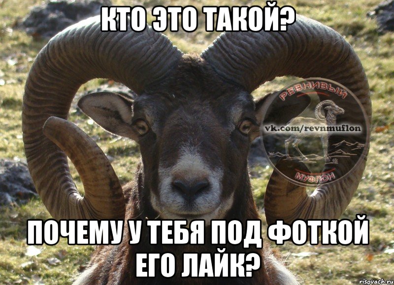 кто это такой? почему у тебя под фоткой его лайк?