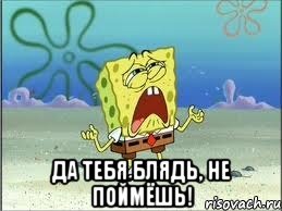 Да тебя блядь, не поймёшь!, Мем Спанч Боб плачет