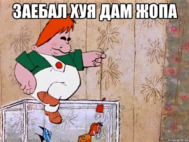 ЗАЕБАЛ ХУЯ ДАМ ЖОПА , Мем спокойствие