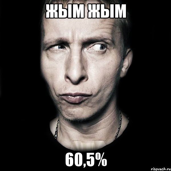 Жым жым 60,5%, Мем  Типичный Охлобыстин