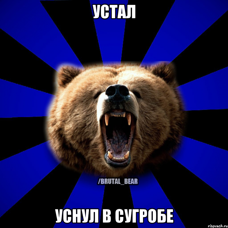 УСТАЛ УСНУЛ В СУГРОБЕ