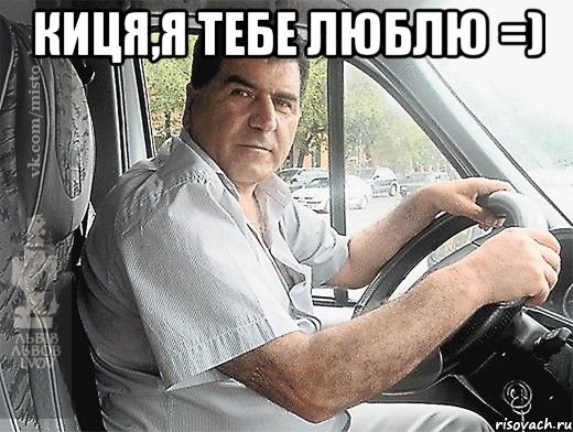 Киця,я тебе люблю =) , Мем типичный водитель маршрутки
