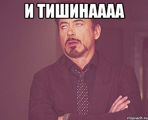 и тишинаааа , Мем твое выражение лица