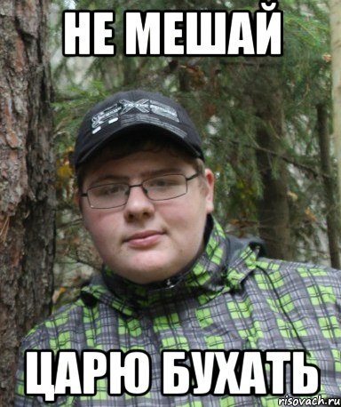 не мешай царю бухать