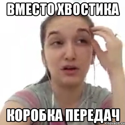 вместо хвостика коробка передач, Мем Валера
