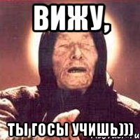 ВИЖУ, ты госы учишь))), Мем Ванга (цвет)