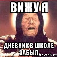 ВИЖУ Я ДНЕВНИК В ШКОЛЕ ЗАБЫЛ, Мем Ванга (цвет)