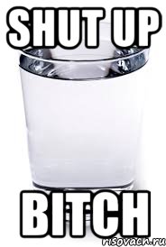 SHUT UP BITCH
