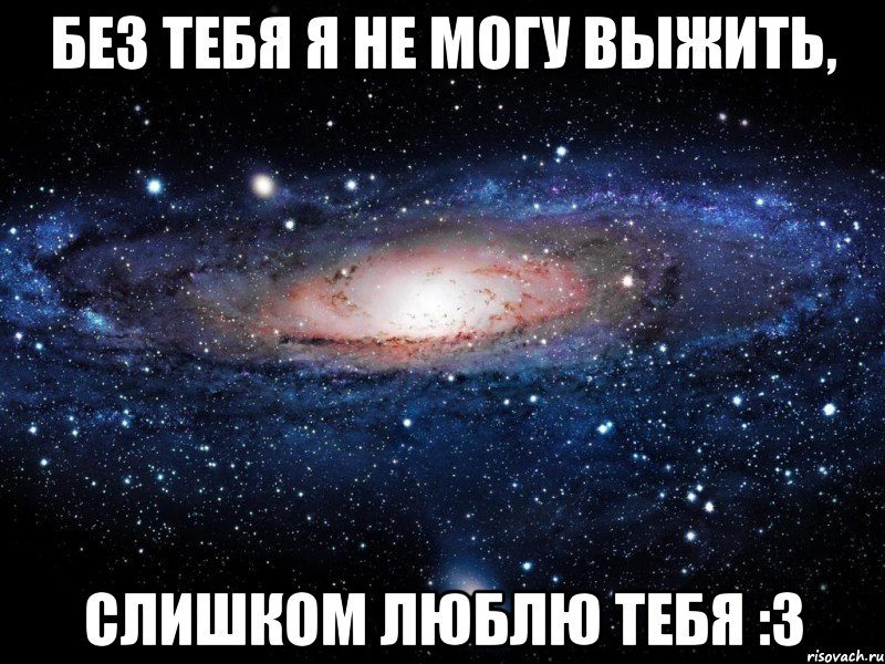 Без тебя я не могу выжить, Слишком люблю тебя :3, Мем Вселенная