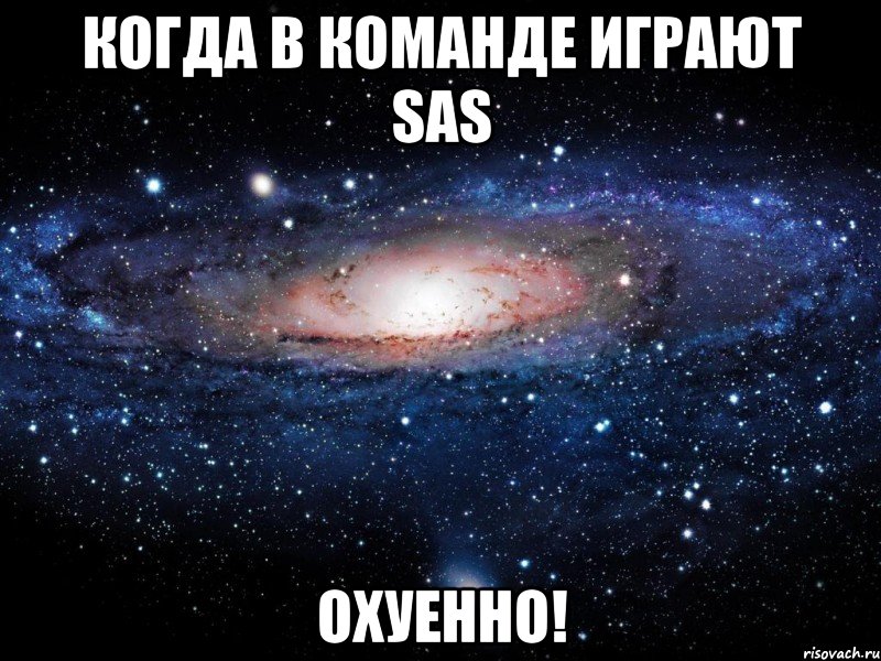 Когда в команде играют SaS охуенно!, Мем Вселенная